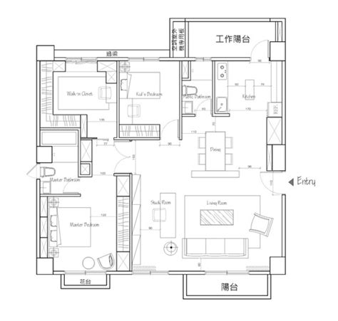 家具配置圖|平面配置圖1：空間尺寸看這裡 ｜ Courcasa 小